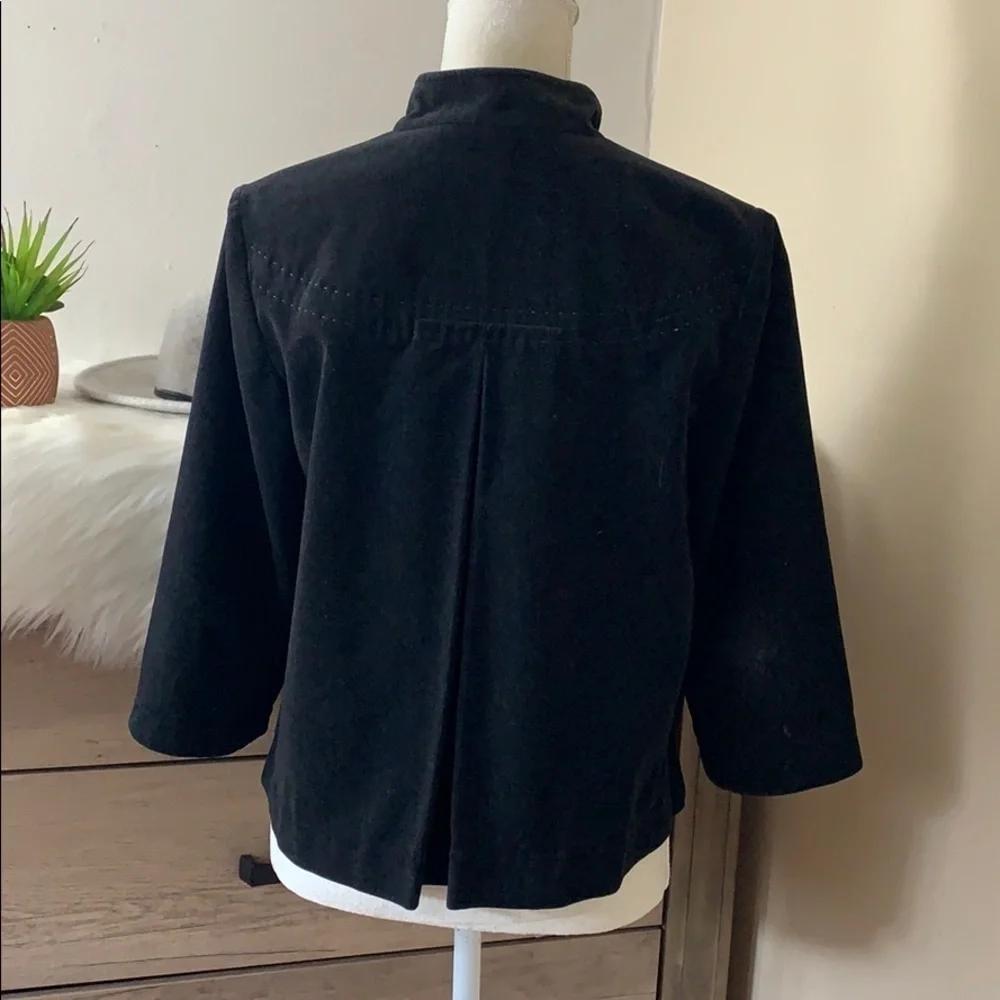 j.jill • faux suede button front jacket